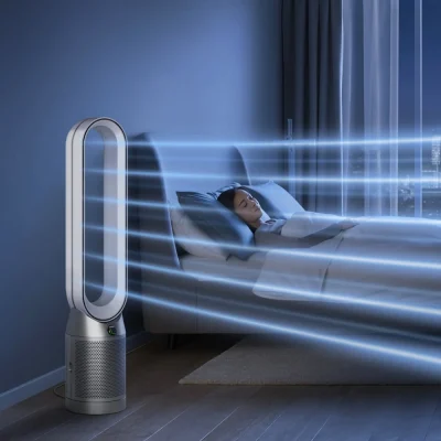 Dyson Purifier Cool™ TP07 Smart Air Purifier & Fan, White/Silver